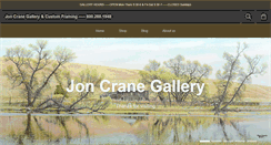 Desktop Screenshot of joncranegallery.net